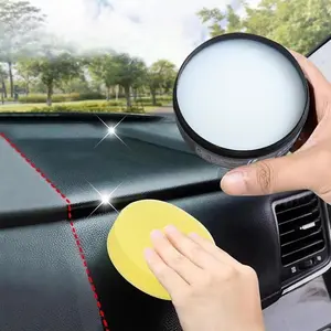 Car leather care cleaning cream, car interior cleaning cream, leather bags, leather shoes cleaning - multiple uses,Automobile parts, essential products for automobiles,Easy to use, the best car companion