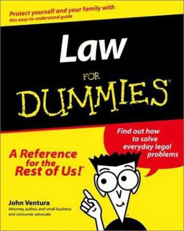 USED Book - Law For Dummies? by John Ventura (Paperback) - english