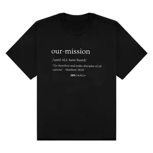 Our Mission Black Tee