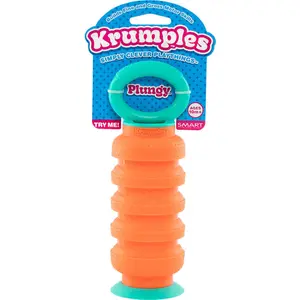 Krumples Plungy fidget toy (Orange)