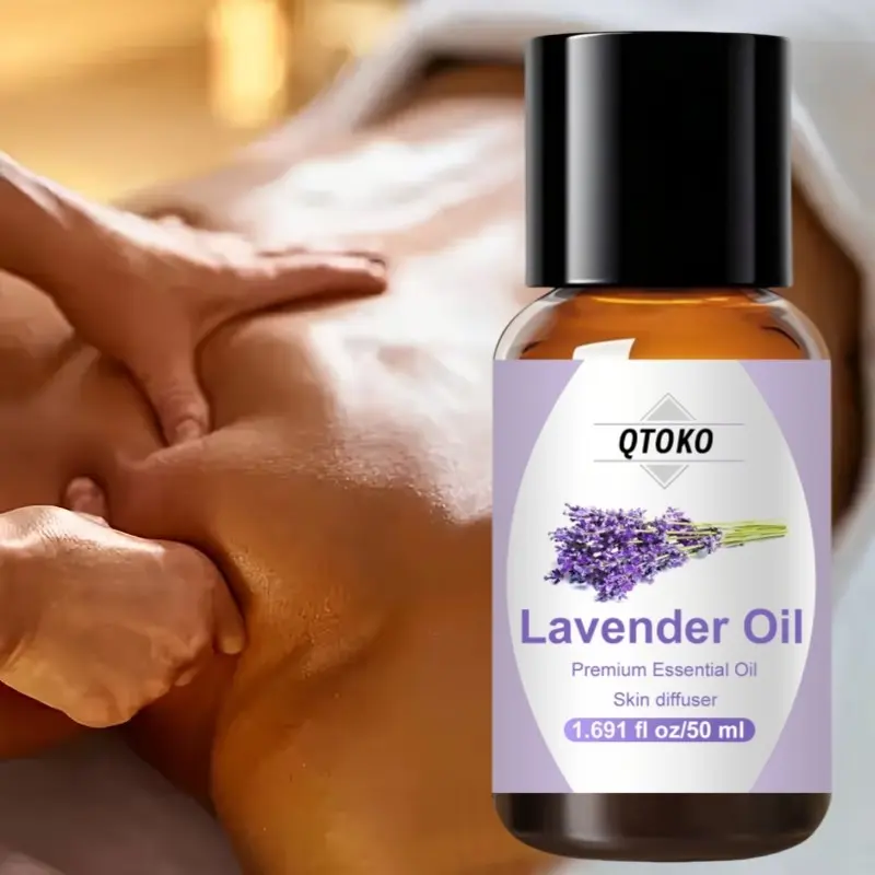 Natural Lavender Essential Oil 50ML, Mood Calming Oil for Diffuser, Night Oil, Bedtime Routine, Relaxing Aromatherapy, Sleep Aid