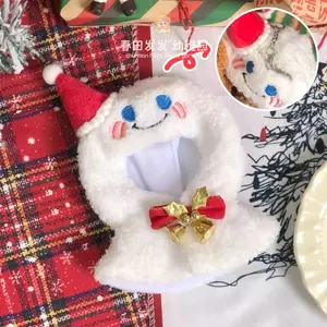 Original New Year Christmas Snowman Deer Cloak Suit For 10cm Doll Toy Clothes Costume Cosplay Xmas Gift