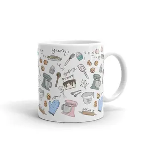 Baking mug, Pastry Chef Gift, baking lovers, Gifts For Bakers, baking gifts for her, farmhouse kitchen gifts, mug for mom