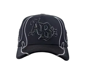 BAEZ AB'z Total Black SNAPBACK HAT BZABZCRYS BLK