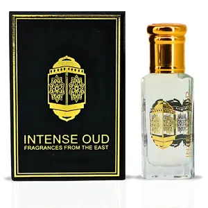 Musk Abiyad Perfume Oil 12ML (0.40 OZ) With Black Gift Box By Intense Oud | Soft Woods & Fresh Neroli, Wrapped In Warm Musk.