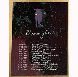 Khruangbin Tour November 2025 Dates Poster