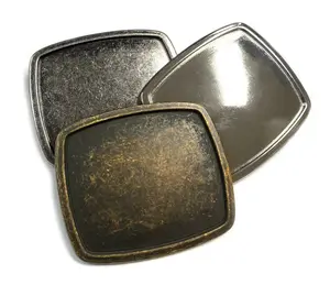 Rectangular Belt Buckle Blank 1.5" (38mm) – Plain Metal Buckle for DIY Leather Craft & Replacement Strap