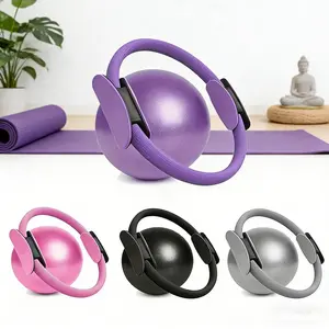 Eva & PVC Pilates Yoga Set, 9.84-Inch Thick Yoga Ball for Stretching, Exercise, Postpartum Recovery, Home Fitness Equipment