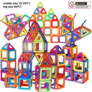 Magnetic Building Blocks Magnetic Tiles Toys for 3 4 5 6 7 8+ Year Old Boys Girls Upgrade Castle Blocks Building Set for Toddlers STEM Creativity/Educational Toys for Kids Age 3-6 Christmas Birthday Gift