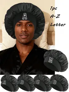 Unisex Personalized Satin Silk Sleep Cap Soft And Comfortable For Hair Care Anti Frizz And Curly Hair Braid Styling Haircare