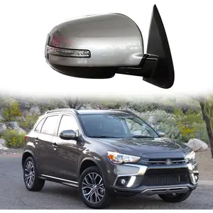 Passenger Side Mirror Replacement Fit for 2013-2020 Mitsubishi Outlander Car Rear View Mirror Accessories Side Mirrors Assembly Electric Adjustment, Electric Folding, Led Turn Light, Heating
