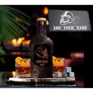 Chicago Football Whiskey Decanter Set