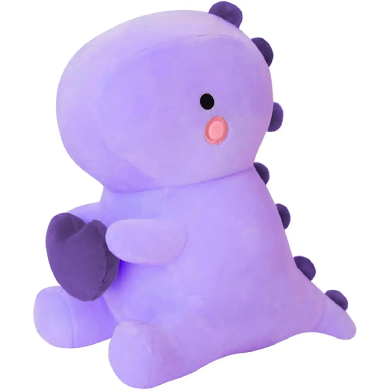 Dinosaur Stuffed Animal, Loving Soft Dino Plush Toys with Holding Heart for Valentine Day, Sweet Romantic Anniversary Birthday Gift for Her Girls Boys Girlfriend
