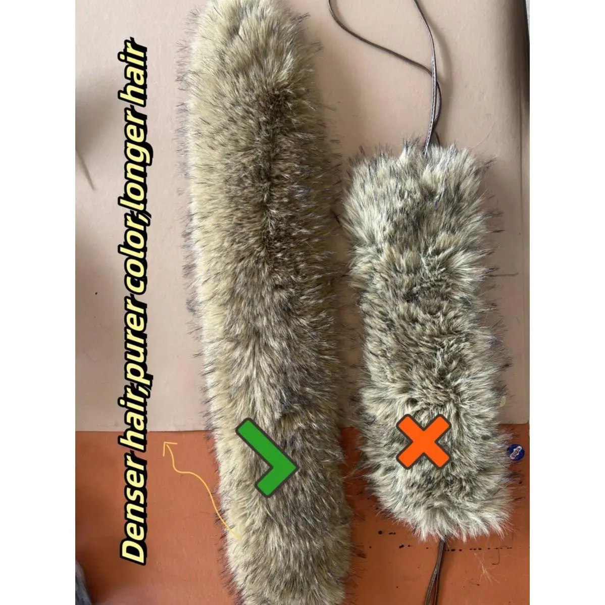 Faux Fur Cute PU (Leather) One-Piece Tie-Up Furry Belt  display picture 2