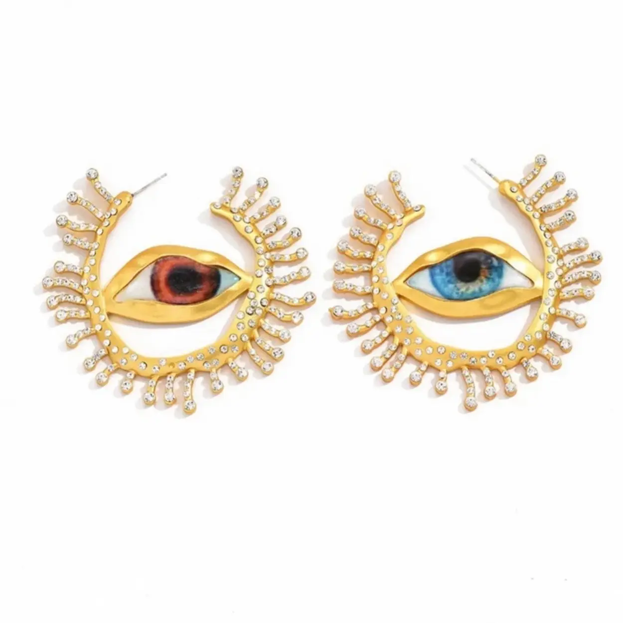 kaamra Evil Eye shape Earrings Female Ethnic