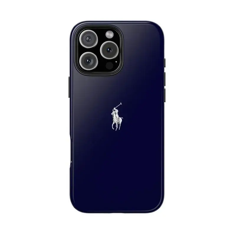 Polo Pony Logo Phone Case, Compatible with iPhone 17 16 15 14 13 12 11 Seri.