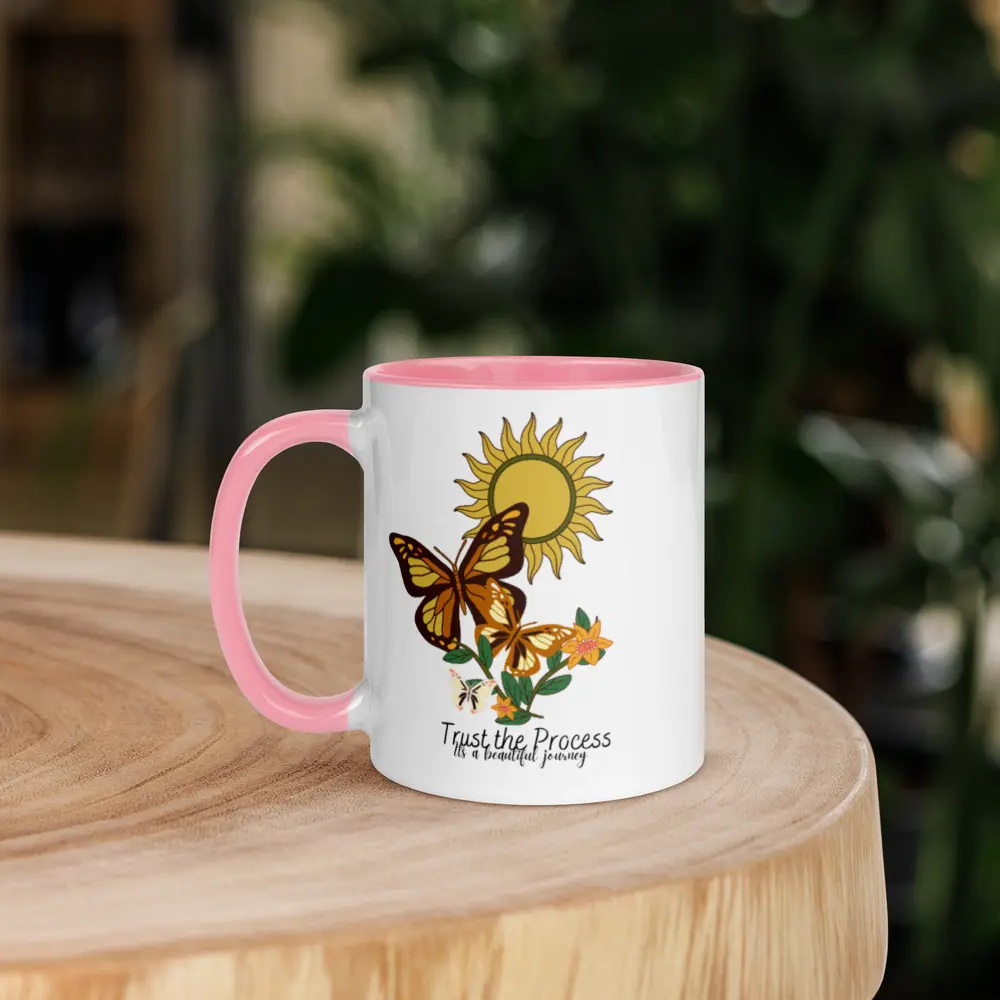 beautiful butterfly ceramic mug 11oz Coffee Colorful Drinkware Tea Drink Reusable Washable Reuse Cup