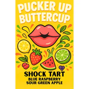 SHOCK TART Loaded Tea or Loaded Water  Sugar Free Gluten Free