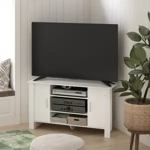The White TV Stand Entertainment Center: A Sleek and Modern Choice for Your Living Room