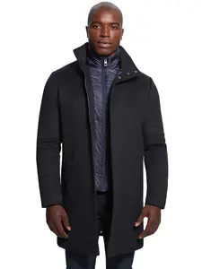 GUESS Male Eco Wool-Blend Urban Coat
