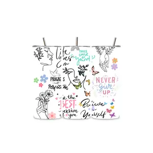 Positive Affirmation Tumbler - 20oz Stainless Steel Tumbler