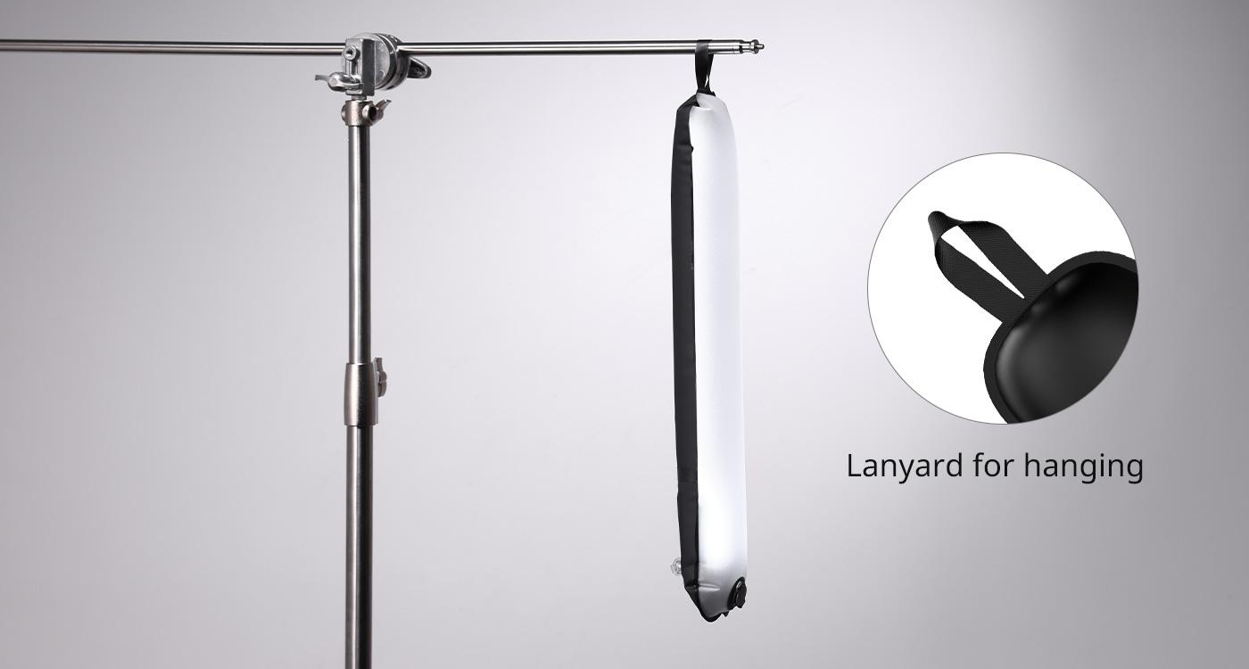 Ulanzi Portable Inflatable Air Tube Light UA12/UA20 , Handheld Magnetic 12W/20W 2700K to 6500K CRI 95+ Air Video Streaming Light 1/4 Mount Photography Lighting Stick