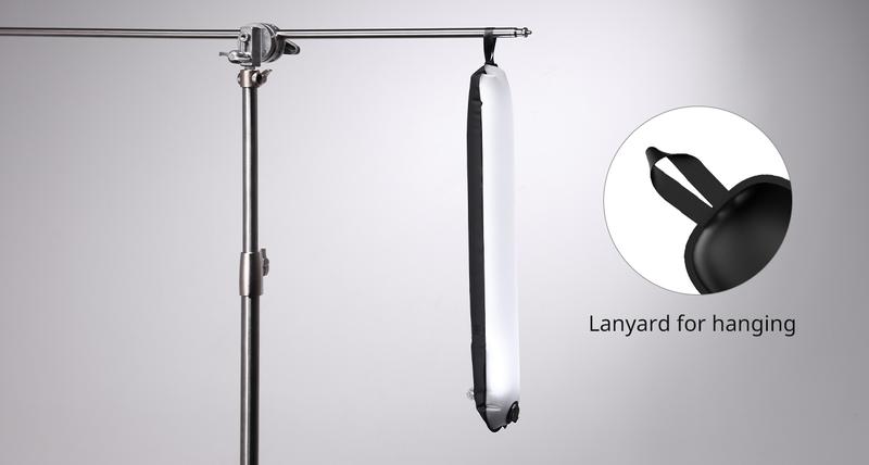 Ulanzi Portable Inflatable Air Tube Light UA12/UA20 , Handheld Magnetic 12W/20W 2700K to 6500K CRI 95+ Air Video Streaming Light 1/4 Mount Photography Lighting Stick