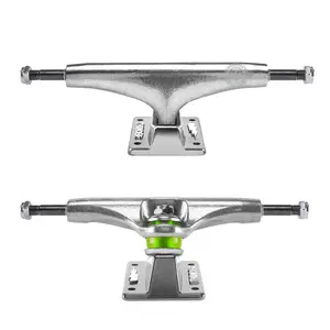 Thunder Skateboard Trucks 145 Lights Polished II Silver 7.6" Axle - Pair
