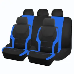All Season Polyester Car Seat Covers Sport Design Tailored Fit Most Cars SUVs Trucks Installation Free Durable Interior Upgrade
