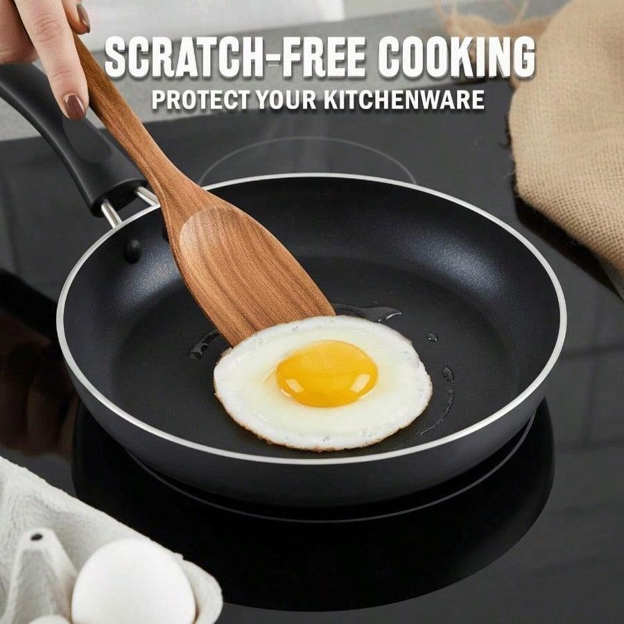 High-End 5-Piece Wooden Cooking Utensils Set - Ergonomic Handle, Natural Wood Spoons, Stir Fry Shovel, Soup Spoon, Non-Stick Pan Shovel, Heat-Resistant, Easy-to-Clean, Durable Cookware, Versatile Cooking Tool High-End 5-Piece Wooden Cooking Utensils Set - Ergonomic Handle, Natural Wood Spoons, Stir Fry Shovel, Soup Spoon, Non-Stick Pan Shovel, Heat-Resistant, Easy-to-Clean, Durable Cookware, Versatile Cooking Tool