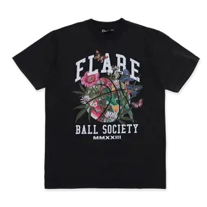 Ball Society T Shirt Washed Black