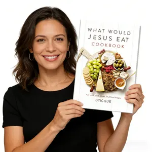 "God's Food Recipes Notebook - Lifestyle & Cooking Guide for Eating Well, Feeling Good, and Living Long"