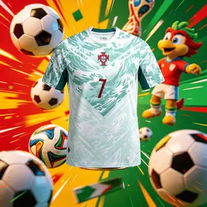 2026 Portugal 7# Cristiano Ronaldo Short And Long Sleeve Soccer Jersey Fans Version Breathable