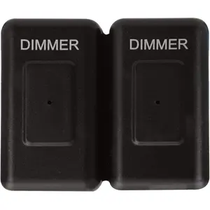 12Volt Touch Double Dimmer Switch,100W Max, PWM Wall Mount Dimmer Switch, Use with 12V LED Lights, Incandescent and Halogen Bulbs for RV, Camper, Marine, and Strip Lights (Double)