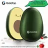 GAIATOP HW-03A Limited-Edition Unisex Avocado Hand Warmers 2-Pack, 3 Heat Settings, Heats in 3 Seconds, 10H Long-Lasting Compact Magnetic Pocket-Friendly Heaters, Mini Useful Gifts, Stocking Stuffers Gift for Women/Men, Camping Gear