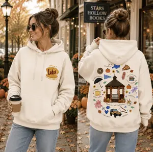 Luke's Diner Hoodie - Sweatshirt - TShirt, Gilmore Girls Shirt, Stars Hollow Shirt, Stars Hollow Connecticut Shirt, Coffee Lover Shirt, Cozy Autumn Shirt