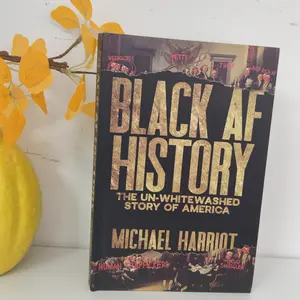 Black AF History: The Un-Whitewashed Story of America Hardback Book by Michael Harriot, Office Stationery Gift - Eye-Opening Essential Read for Nation's Real History Exploration