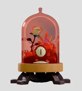 Kaleidos Creative - Terrorium Crab Cloche - Glow In The Dark Collectible - Art Vinyl - Collectible Figure