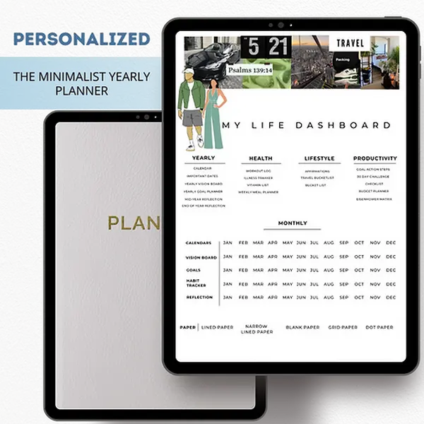 Daily Planner Light Grey Daily Planner Light Grey