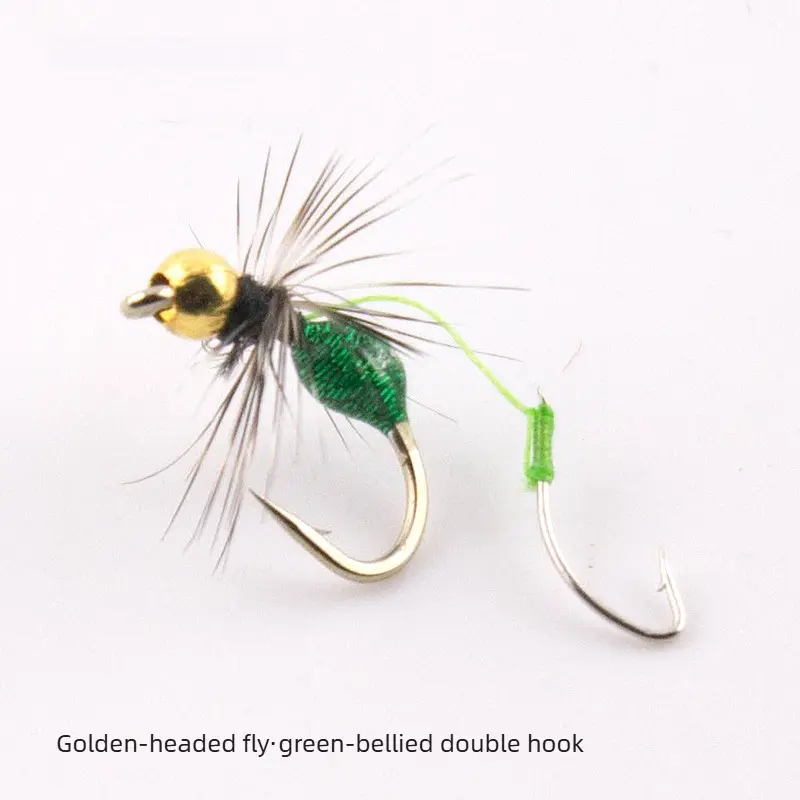 Golden Head Green Belly [Double Hook Version]