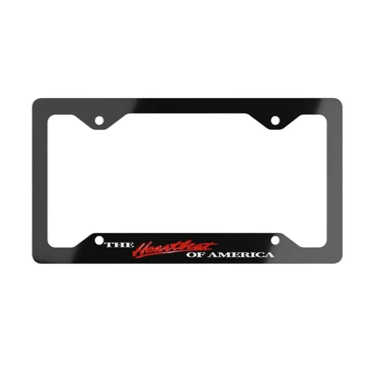 The Heartbeat of America Chevrolet License Plate and Frame Set, Classic Chevy Logo Vanity Plate Holder, Durable Aluminum Car Truck SUV Front Tag, Vintage American Auto Garage Decor, Gift for Chevy Fans and Drivers