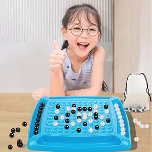 Five-In-A-Row Game for Kids, Educational Board Game, Perfect for Parent-Child Interaction, Ideal Gift for Christmas & Halloween Parties, Strategy Board Games