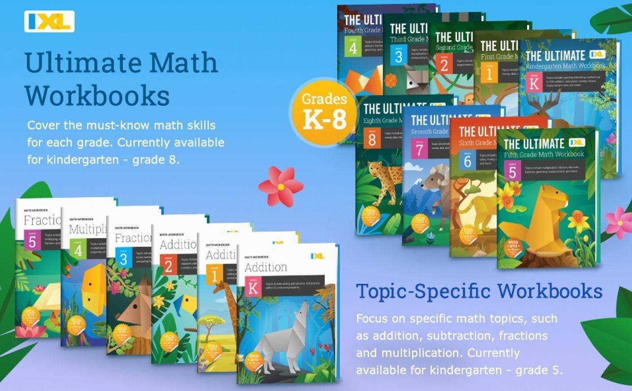 The IXL Ultimate 5th Grade Math Workbook, Activity Book for Kids Ages 10-11 Covering Multiplication, Division, Fractions, Decimals, Geometry, and More Mathematics (IXL Ultimate Workbooks)   Paperback – December 1, 2019