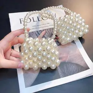 002 Hand-sewn pearl  bags handbags exquisite cute elegant and versatile