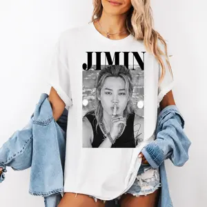 Vintage Kpop JM Signature T-Shirt, Sweatshirt, Hoodie, Korean Idol Fan Art Graphic Tee, Korean Style Lovers Unisex, Kpop World Tour Shirt
