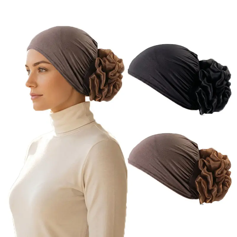 2PCS Satin Silk Hair Wraps Bonnet Headbands - Retro Aesthetic Hair Accessories for Sleeping, GRWM Routine, Edges Protection