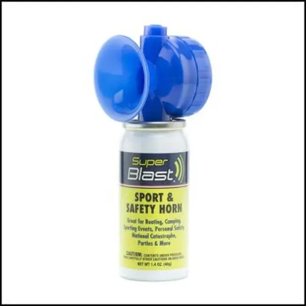 Portable Handheld Motorcycle Air Horn - USCG Approved, 112 dB Loud Blast, 1.4oz Canister, Compact Size, Durable Design, Personal Safety Emergency Sound for Motorcycle Parts & Accessories, Boating