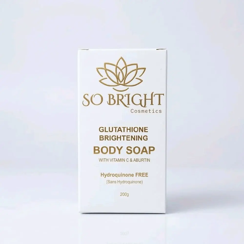 Glutathione Brightening Body Soap, Cosmetic Body Care Cleanser with Moisturize and Hydrating Benefits