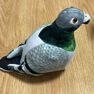 Realistic Pigeon Plush Toy, Cute Home Decor, Halloween Valentine's Day Gift, Soft Stuffed Animal, Perfect for Decoration