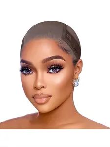 Women's Lace Wig Cap, Small Size 4x5 Transparent Swiss Lace Front, Anti-Slip Hair Holder, Adjustable Elastic Headband